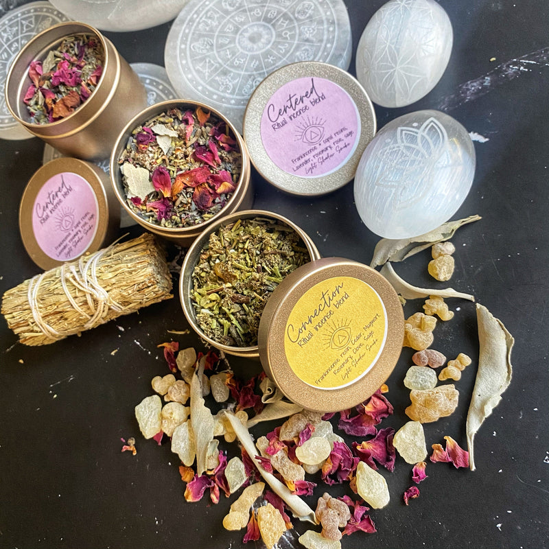 Cedar and Mugwort Ancestral Connection Ritual Herbal Incense