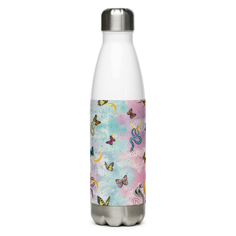 Rebirth (Snake, Butterfly, Moon) Stainless Steel Insulated Water Bottle